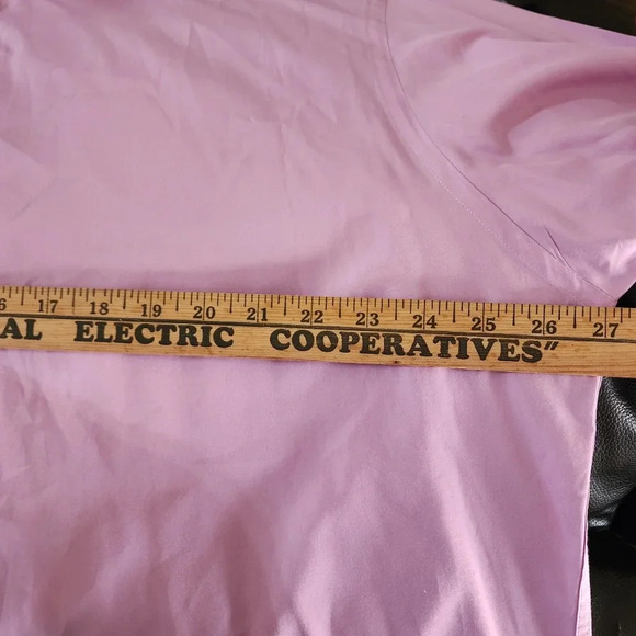 Calvin Klein Dress Shirt Men's XL 17.5 34/35 Long Sleeve Button Down Pink - Picture 4 of 8